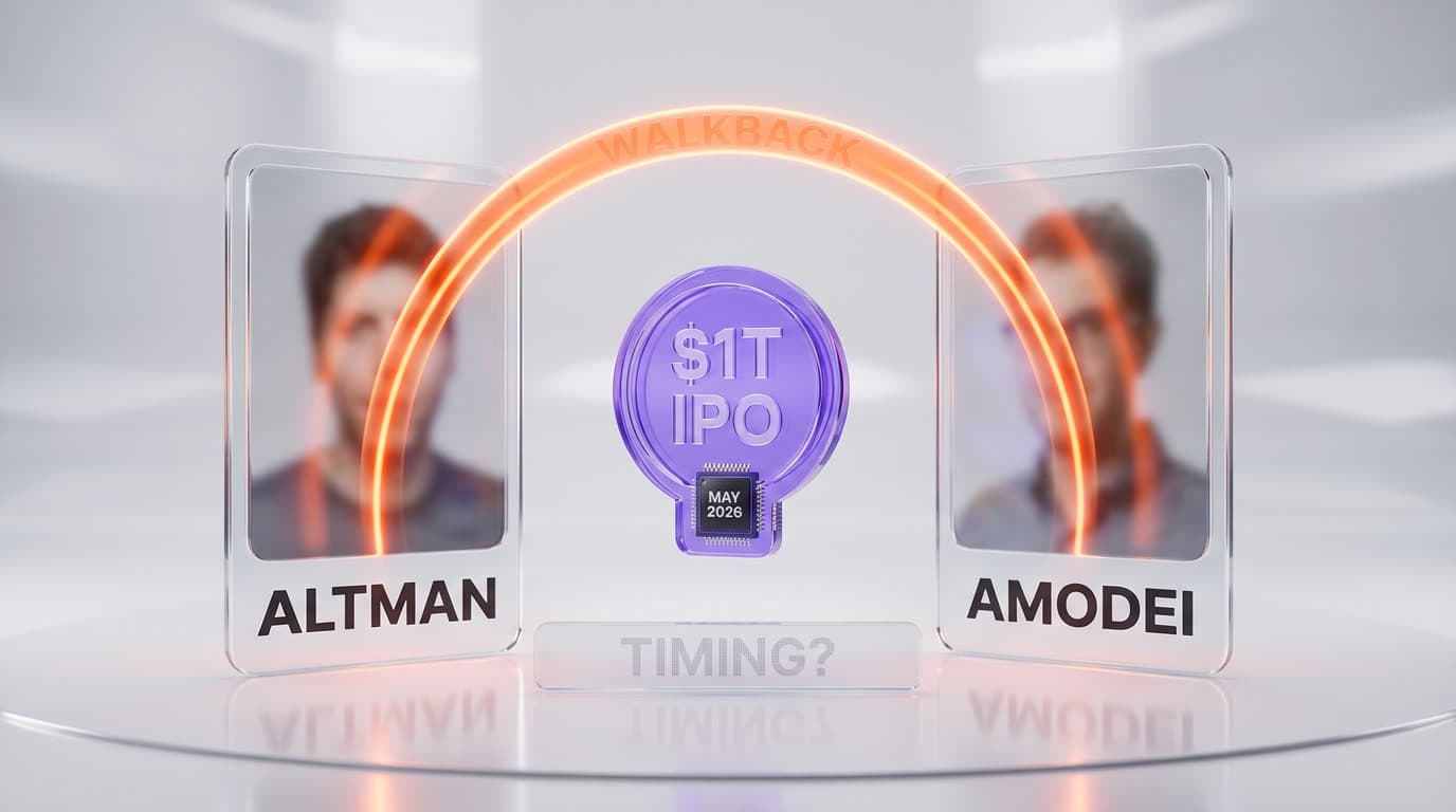Altman and Amodei Just Walked Back the Jobs Apocalypse — Right Before Their Trillion-Dollar IPOs
