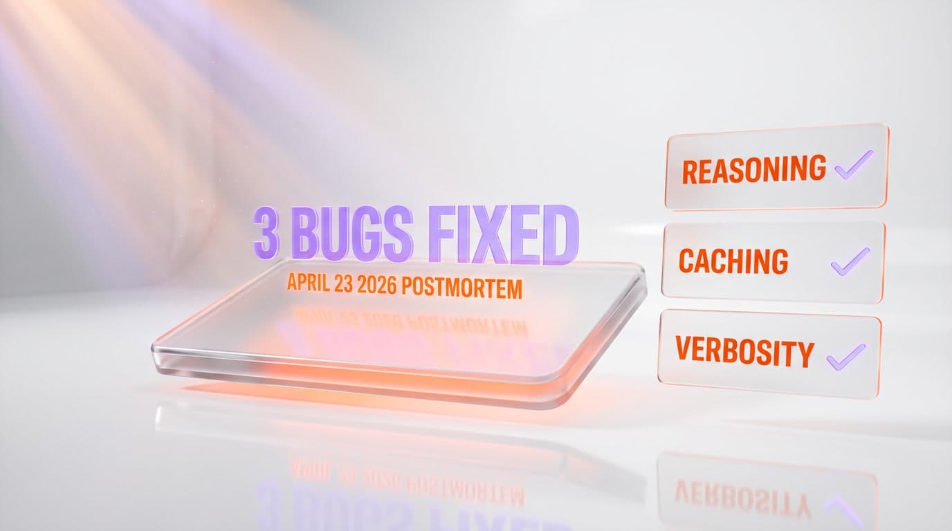 Anthropic Admits 3 Bugs Killed Claude Code For 50 Days: Inside The April 23 Postmortem
