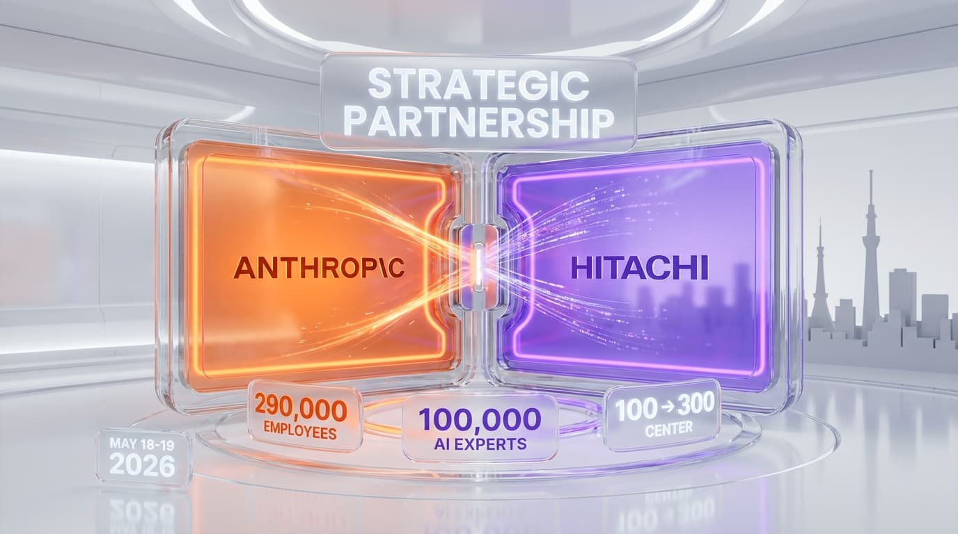 Anthropic x Hitachi: Claude Lands on 290,000 Employees While Google Was Doing I/O
