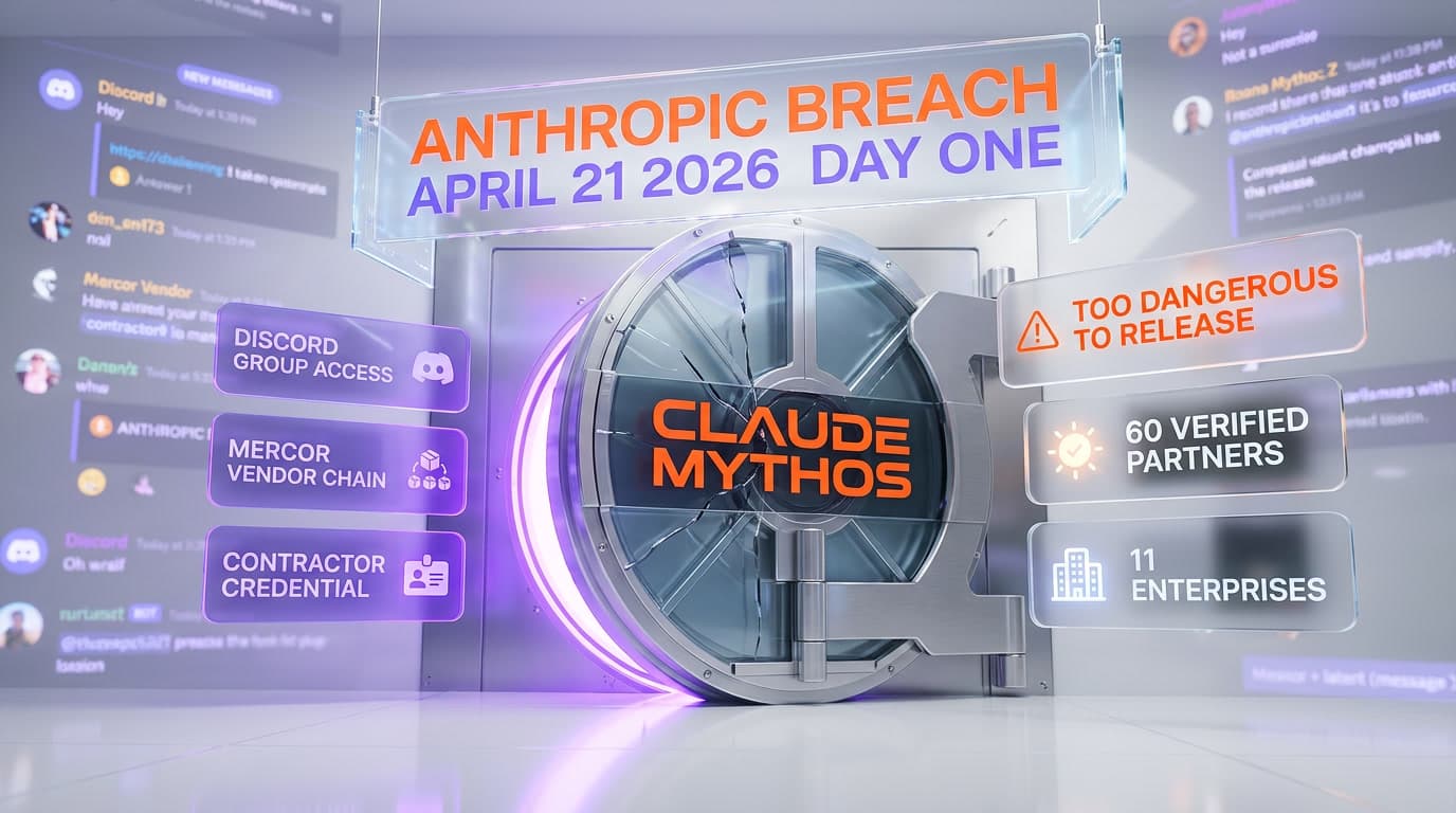 Anthropic Mythos Got Hacked on Day One: Inside the Discord Breach That Exposed a 'Too Dangerous to Release' AI Model