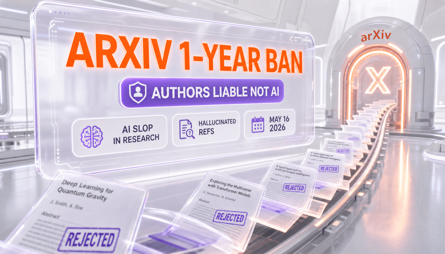 arXiv Will Ban You for a Year If You Let an LLM Do the Whole Paper