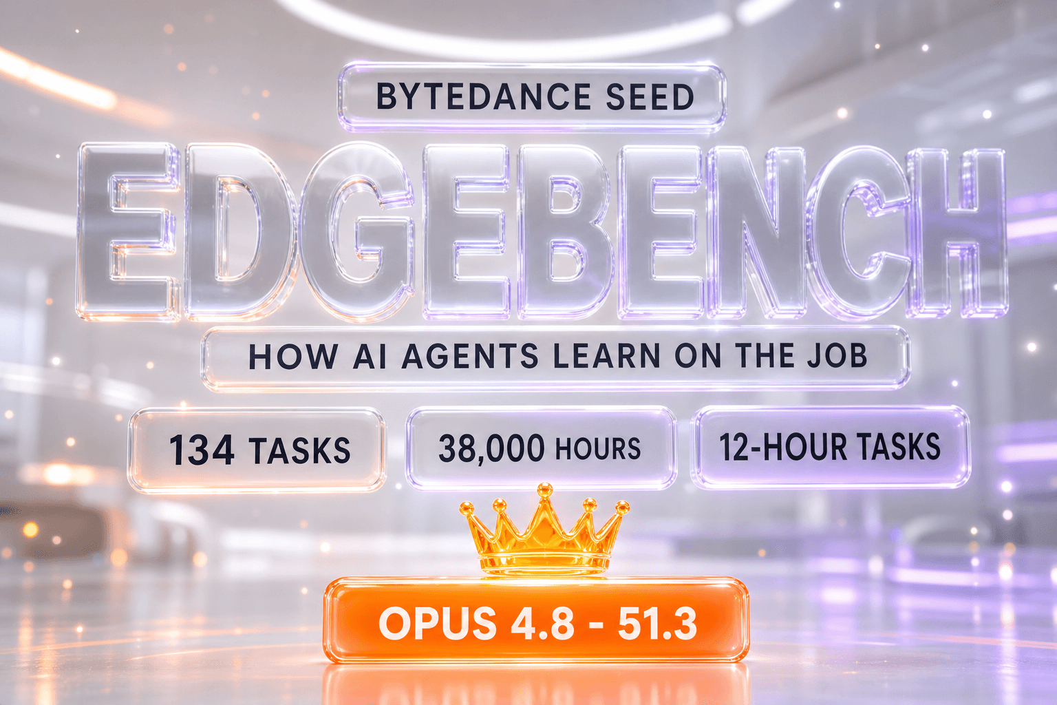 ByteDance EdgeBench Measures How AI Agents Learn on the Job — and Claude Opus 4.8 Leads