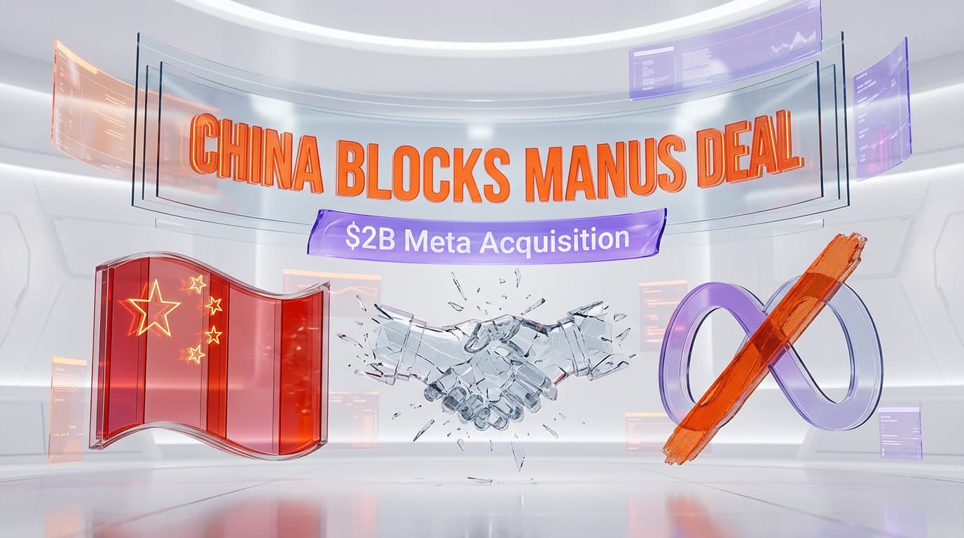 China Calls Meta's $2B Manus Acquisition a "Conspiracy" and Blocks the Founders from Leaving the Country