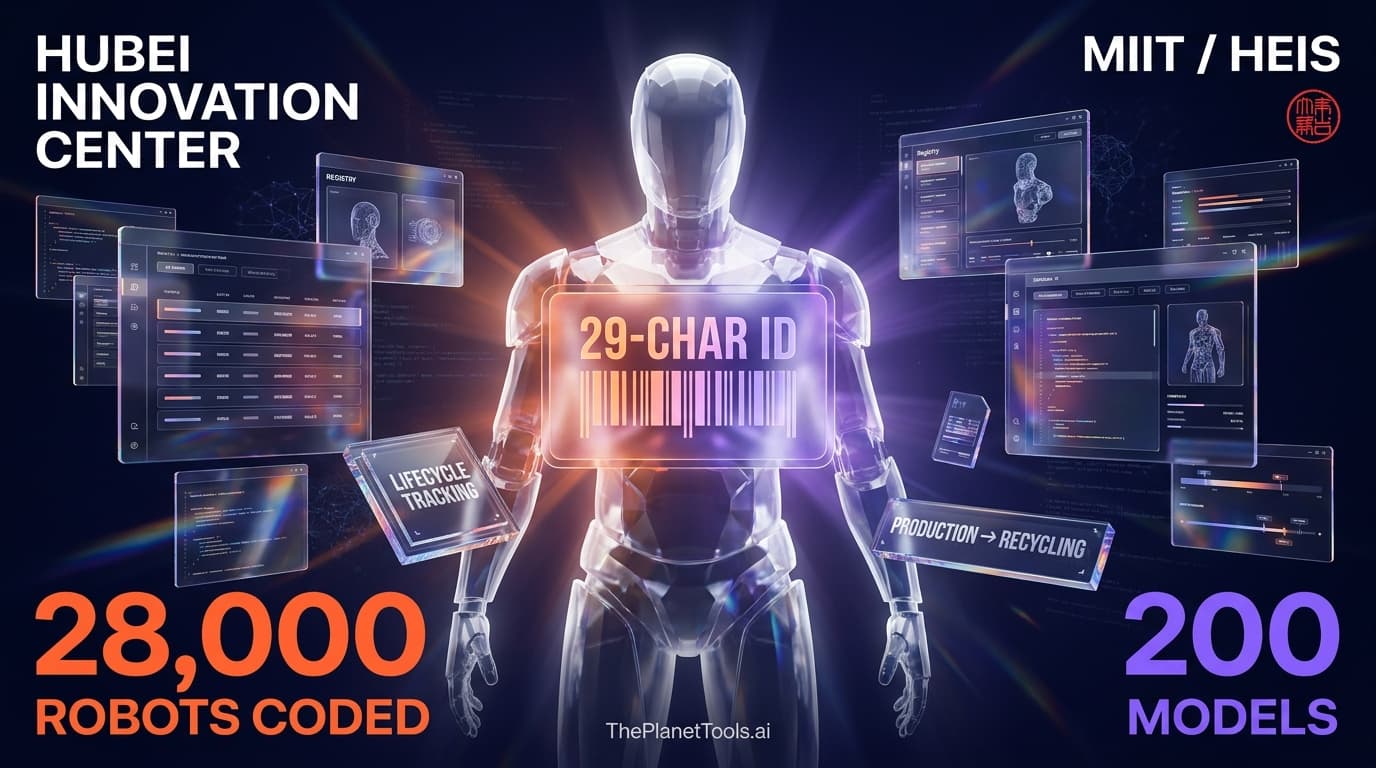 China Just Gave Every Humanoid Robot a 29-Character National ID — 28,000 Already Coded, 200 Models, No US Equivalent