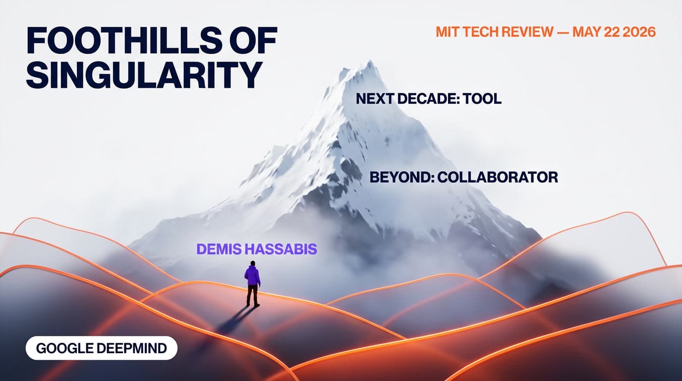 Hassabis Just Recast The Singularity: Inside The MIT Tech Review Interview That Split The AI CEO Map (May 22, 2026)