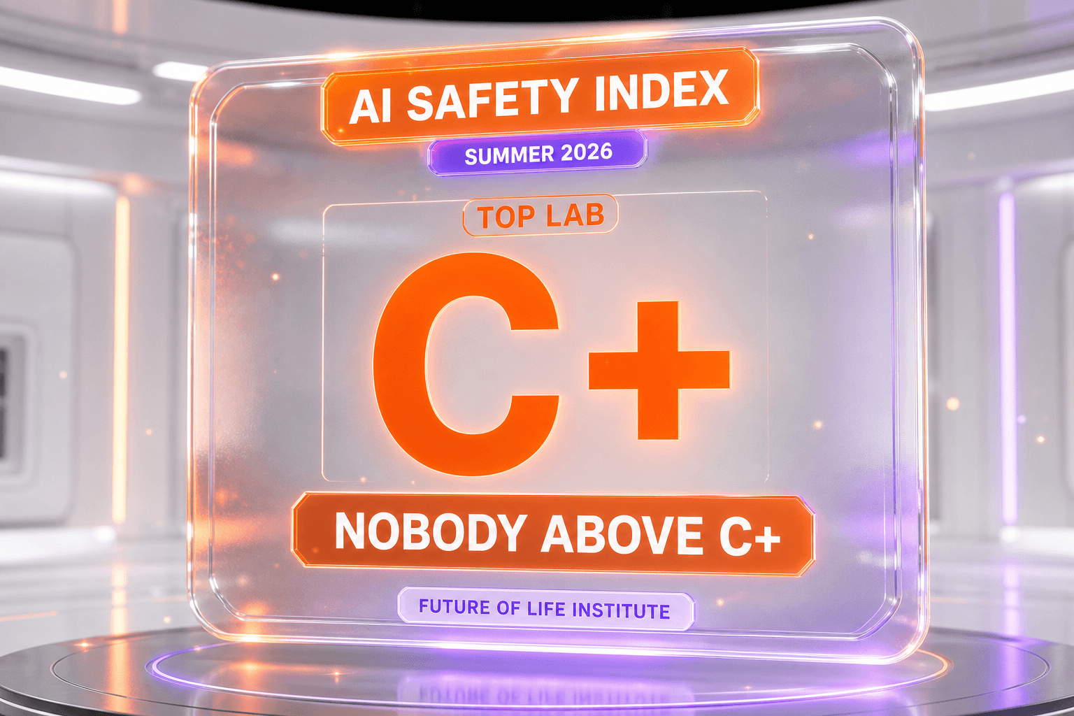 Future of Life AI Safety Index: No Lab Scores Above a C+ (Summer 2026)