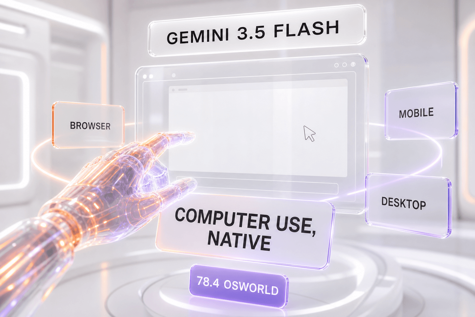 Gemini 3.5 Flash Can Now Drive a Computer — and the Agent Race Just Became a 3-Way Tie
