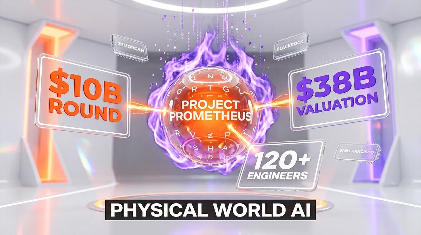 Jeff Bezos Nears $10 Billion for Project Prometheus: Inside His Secret AI Lab Betting on Physical World Models at $38B Valuation
