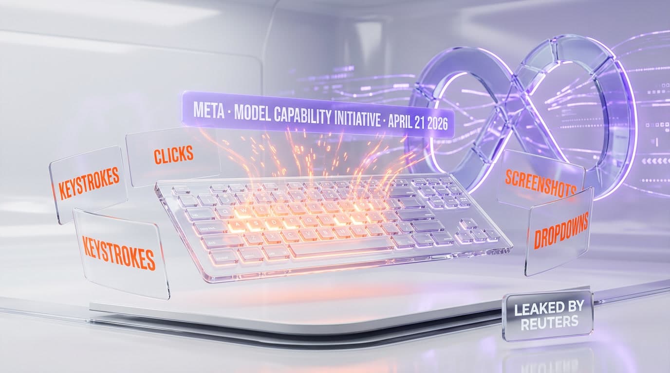 Meta Will Record Every Keystroke and Mouse Click of US Employees to Train AI Agents: The Model Capability Initiative Leak