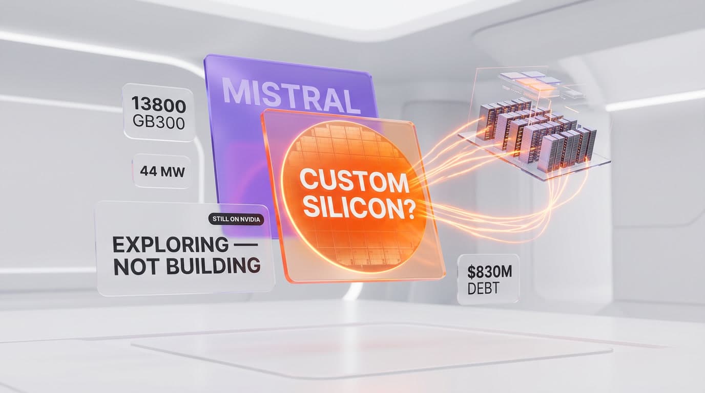 Mistral Explores Building Its Own Chips — But Mensch Admits It Still Runs on Nvidia