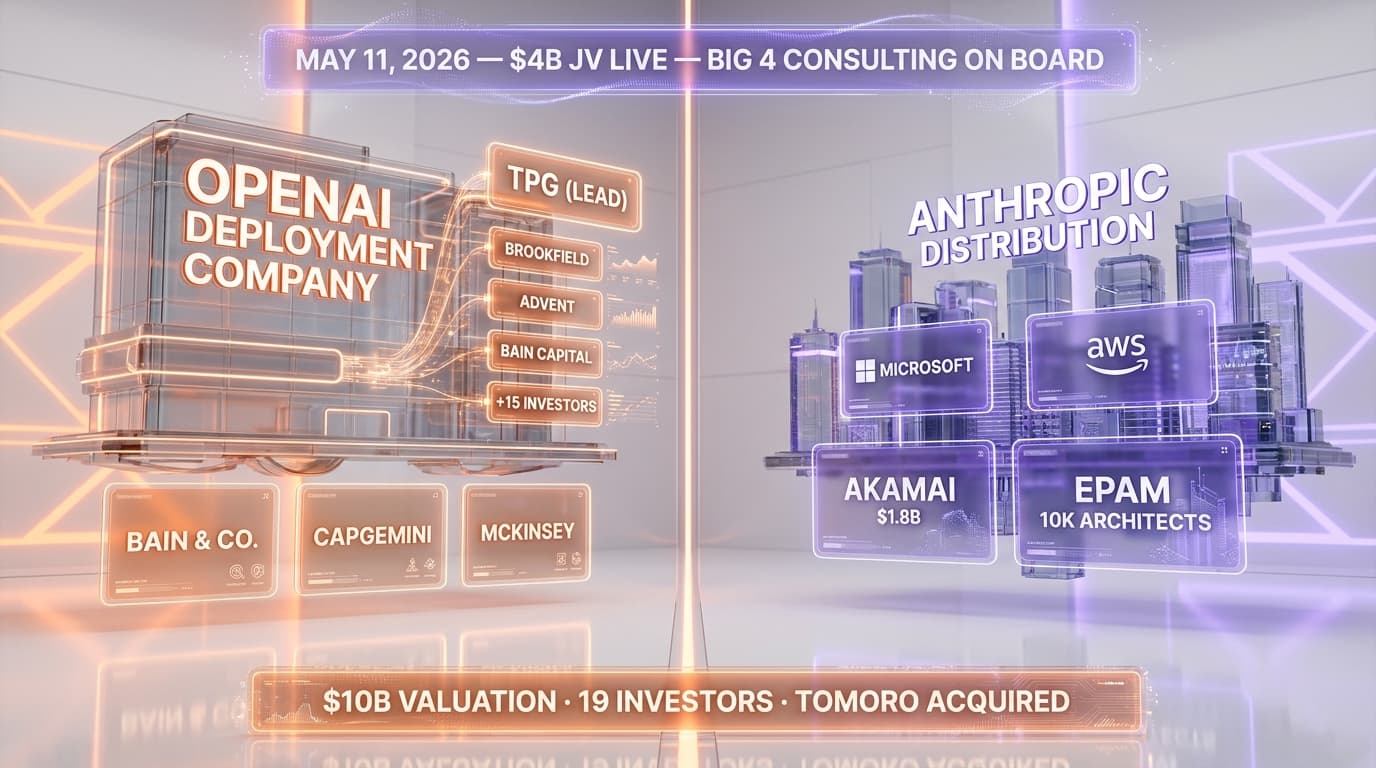 OpenAI Deployment Company: $4B JV, Big 4 Consulting and Tomoro Acquired May 11, 2026