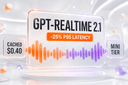 OpenAI's gpt-realtime-2.1 Cuts Voice Latency 25% and Adds a Cheaper Mini Tier