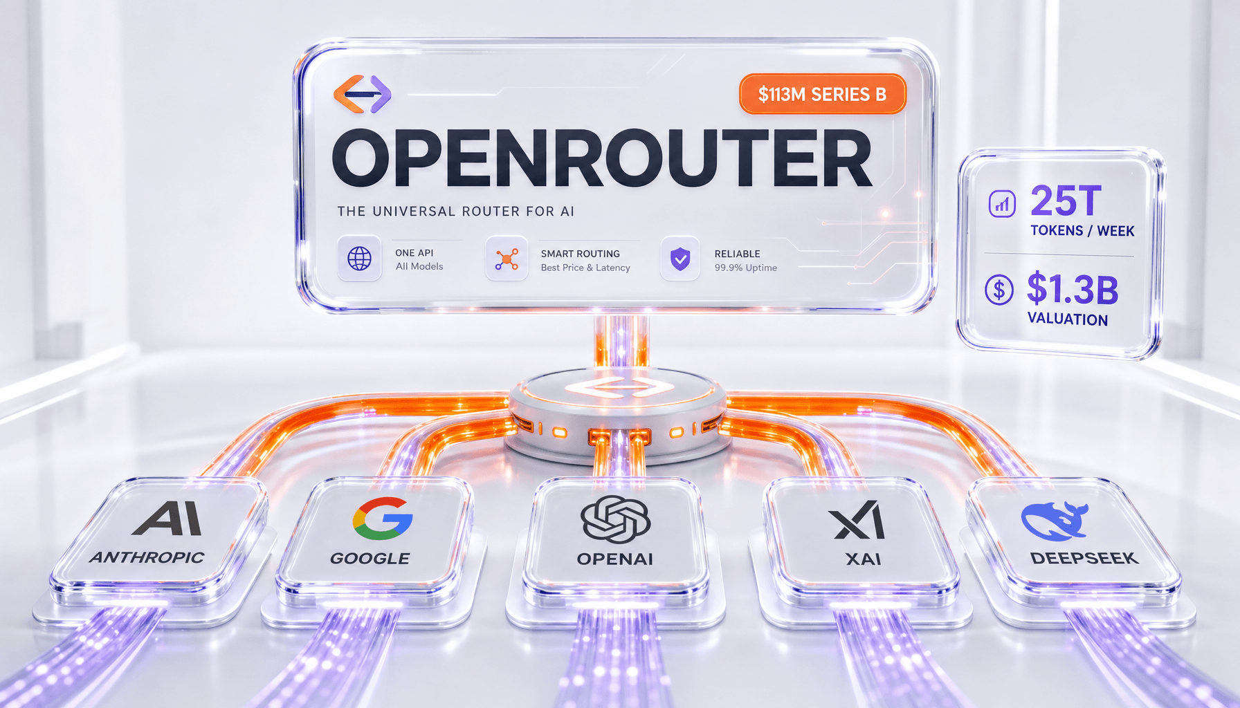 OpenRouter Raises $113M Series B Led by CapitalG at ~$1.3B Valuation