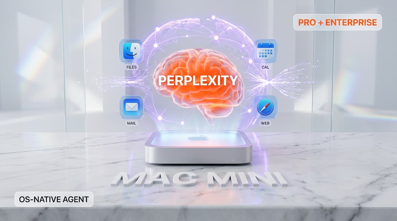 Perplexity Personal Computer Opens to Pro + Enterprise on Mac: First True OS-Native Consumer AI Agent Goes Wide