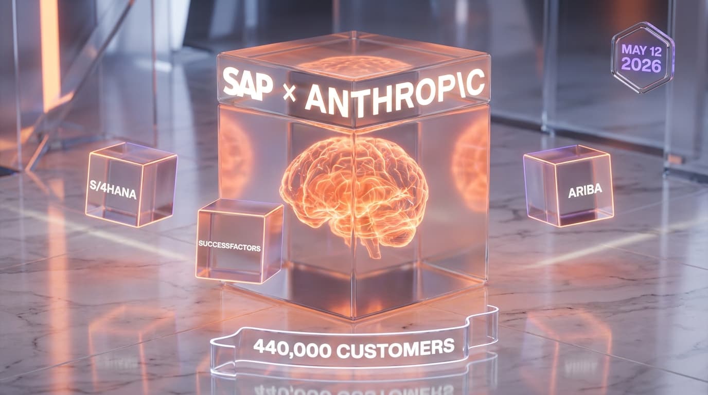 SAP Just Made Claude the Reasoning Brain of the Fortune 500: Anthropic Wins the ERP Floor at Sapphire 2026