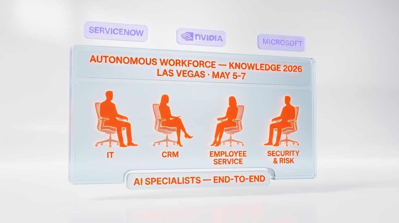 ServiceNow Just Built AI Workers That Run Your Company — Knowledge 2026 Autonomous Workforce
