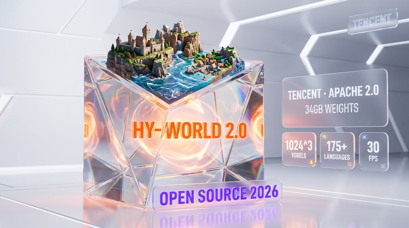 Tencent Just Open-Sourced HY-World 2.0 — Text-to-3D Worlds Are Now Free for Everyone