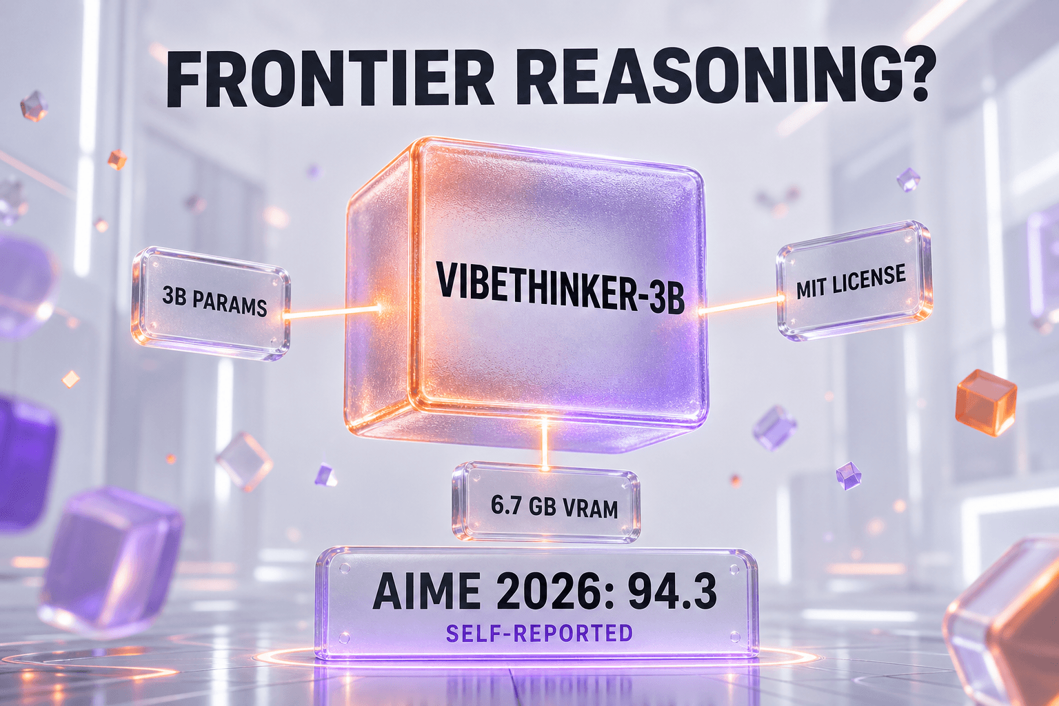 A 3B Model Claims Frontier Reasoning — How to Actually Read the VibeThinker Benchmark Fight