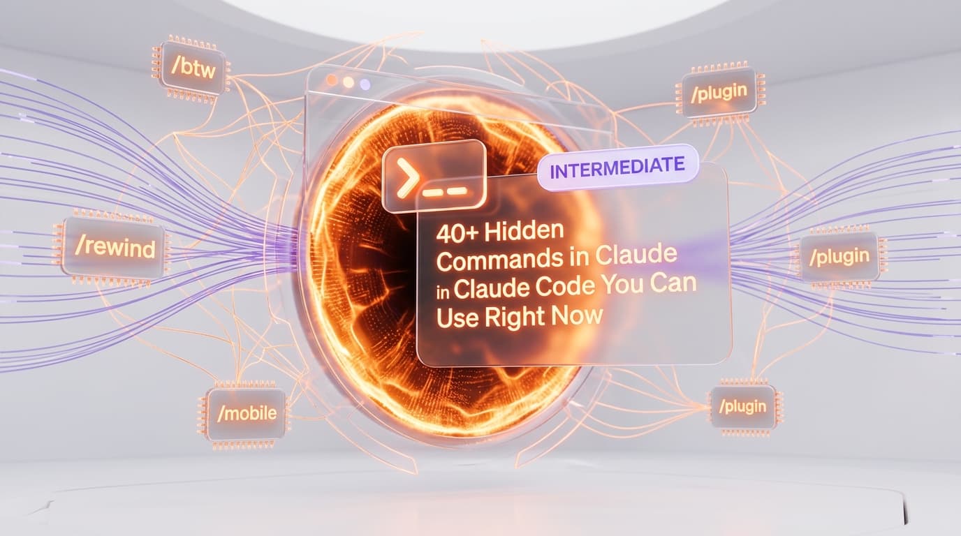 40+ Hidden Commands in Claude Code You Can Use Right Now